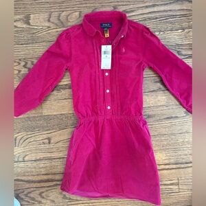 NWT Ralph Lauren Kids Corduroy Dress